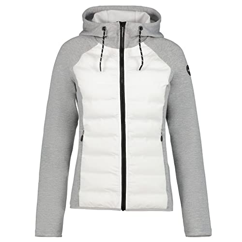 ICEPEAK Ashburn Midlayer Jacke für Damen mit Kapuze, Farbe:Weiß, Größe:L von ICEPEAK