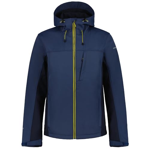 ICEPEAK Bazine Herren Softshell blau grau - 56 von ICEPEAK