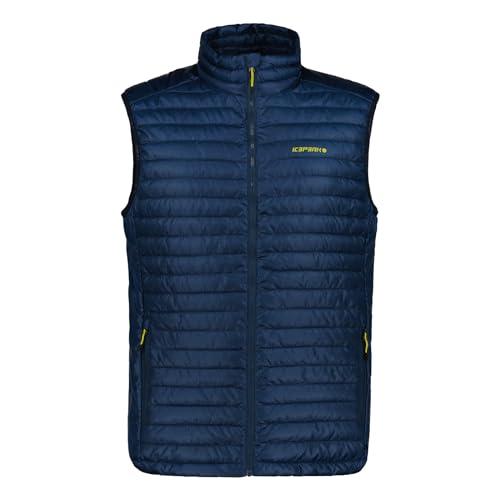 ICEPEAK Belzoni Weste Herren dunkelblau Gr. 52 von ICEPEAK