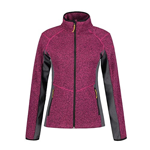 ICEPEAK Bleeker Strickfleecejacke Damen, Farbe:Lila, Größe:L von ICEPEAK