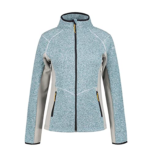 ICEPEAK Bleeker Strickfleecejacke Damen, Farbe:Türkis, Größe:L von ICEPEAK