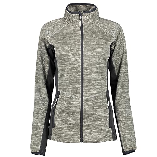 ICEPEAK Bottrop Midlayer Jacke Damen dünne Unterjacke, Farbe:Grau, Größe:XXL von ICEPEAK