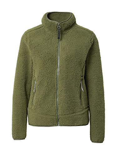 ICEPEAK Damen Funktionsfleecejacke ADELINE dunkelgrün XL von ICEPEAK