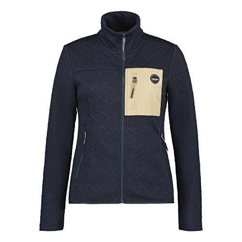 ICEPEAK Damen Jacke Midlayerjacke Amenia, Farbe:Blau, Größe:M, Artikel:-395 Dark Blue von ICEPEAK