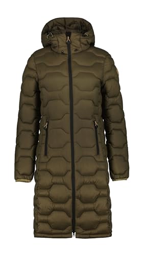 Icepeak Damen Leicht Stepp Mantel Bandis Dark Olive 44 von Icepeak