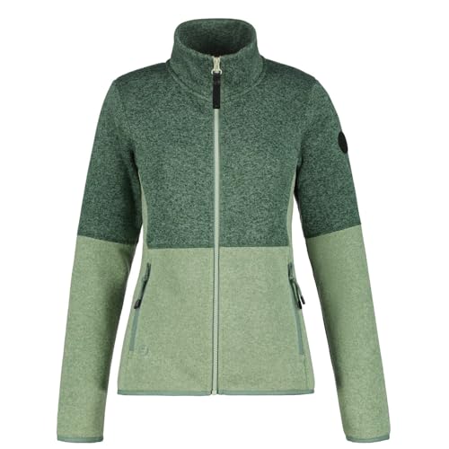 ICEPEAK Damen Midlayerjacke Outdoorjacke Funktionsjacke Anahola, Farbe:Grün, Artikel:-521 spargel, Größe:XL von Icepeak