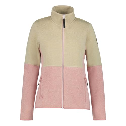 ICEPEAK Damen Midlayerjacke Outdoorjacke Funktionsjacke Anahola, Farbe:Mehrfarbig, Artikel:-623 hellrot, Größe:M von Icepeak