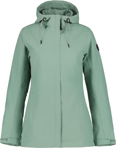 ICEPEAK Damen Outdoorjacke Funktionsjacke Kapuzenjacke Adenau, Farbe:Grün, Artikel:-521 spargel, Größe:44 von Icepeak