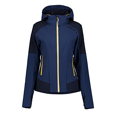 ICEPEAK Damen Softshelljacke Outdoorjacke Dahlgren, Farbe:Blau, Größe:44, Artikel:-382 Navy/Blue von ICEPEAK