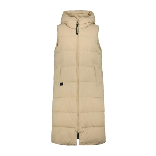 ICEPEAK Damen Steppweste Agria Beige 38 von Icepeak