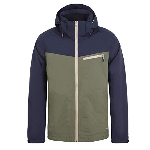 ICEPEAK Herren Funktionsjacke Beaver Oliv grün/dunkelblau - 48 von ICEPEAK