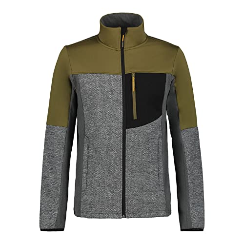 ICEPEAK Herren Midlayerjacke Outdoorjacke Wanderjacke Bartelso, Farbe:Grün, Größe:M, Artikel:-572 Olive von ICEPEAK