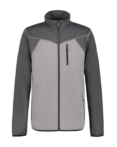 ICEPEAK Herren Midlayerjacke Unterziehjacke Outdoorjacke Jacke, Farbe:Grau, Artikel:-810 Light Grey, Größe:L von Icepeak