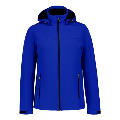 ICEPEAK Herren Softshelljacke Outdoorjacke Wanderjacke Funktionsjacke Brimfield, Farbe:Blau, Artikel:-360 blue, Größe:58 von ICEPEAK