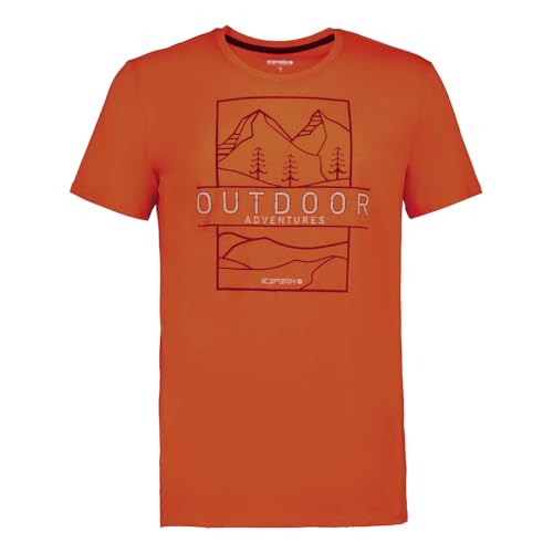 ICEPEAK Herren T-Shirt Rundhals Beeville orange - L von ICEPEAK