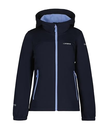 ICEPEAK KLEVE JR Softshell-jacke für mädchen Blau 140 von ICEPEAK