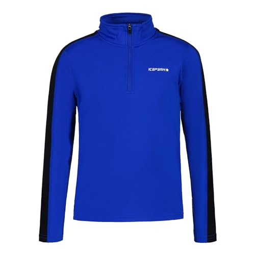 ICEPEAK Kinder Skipullover Funktionsshirt Thermoshirt Half Zip Fleminton Jr, Farbe:Blau, Größe:134-140, Artikel:-360 Blue von ICEPEAK