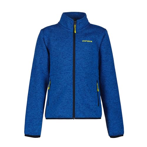 ICEPEAK Lohne Strickfleecejacke | Midlayer für Kinder, Farbe:Blau, Kinder Größen:176 von ICEPEAK