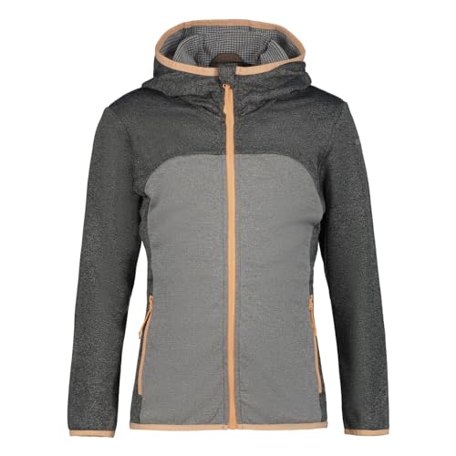 ICEPEAK Mädchen Funktionsfleecejacke KAMENZ Grey Denim/dunkelgrau 152 von ICEPEAK