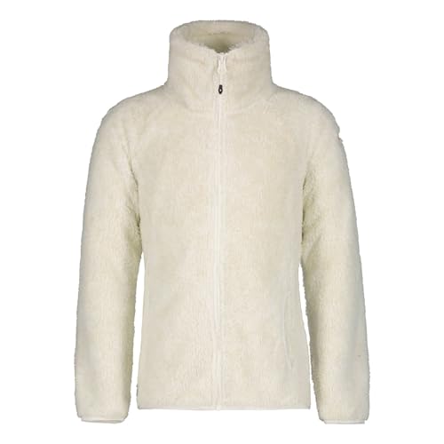 Icepeak Mädchen Jacke Stoffjacke Midlayer Fleecejacke Loma JR, Farbe:Weiß, Größe:122-128, Artikel:-014 Nature White von Icepeak