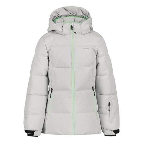 ICEPEAK Mädchen Schneejacke Anorak Jacke Skijacke Loris JR, Farbe:Grau, Artikel:-220 Light Grey, Größe:140 von ICEPEAK