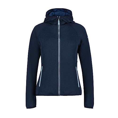 ICEPEAK Midlayer Berryville Jacke mit Kapuze für Damen, Farbe:Blau, Größe:L von ICEPEAK