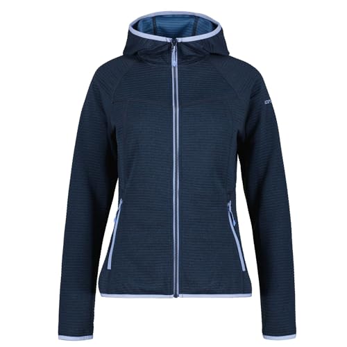 ICEPEAK Midlayer Berryville Jacke mit Kapuze für Damen, Farbe:Blue, Größe:XXXL von ICEPEAK