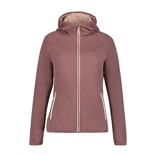 ICEPEAK Midlayer Berryville Jacke mit Kapuze für Damen, Farbe:Rosé, Größe:M von ICEPEAK