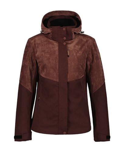 ICEPEAK Mosheim Softshelljacke für Damen, mahagoni,42 von ICEPEAK