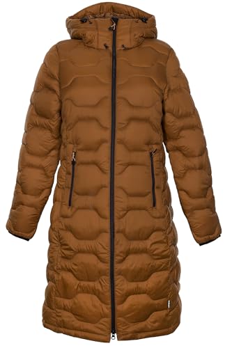 ICEPEAK Pomaria Steppmantel Outdoorjacke Wintermantel Anorak Damen, Farbe:braun, Damengrößen:40 von ICEPEAK