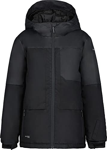 ICEPEAK Jungen Outdoorjacke grau/schwarz/weiß 128 von ICEPEAK