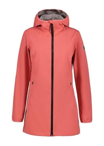 ICEPEAK Softshell Jacke ALBANY für Damen Korallenrot 38 von ICEPEAK