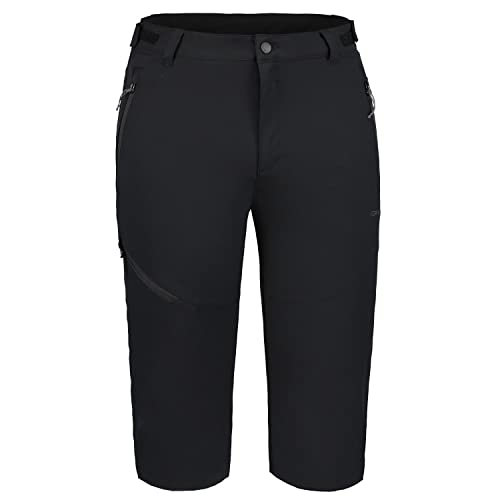 ICEPEAK 3/4 Wanderhose Herren Ballard, Farbe:Schwarz, Größe:56 von ICEPEAK