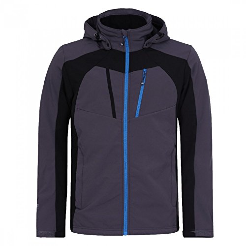 Icepeak Softshelljacke Herren Selby mit Kapuze, Größe:3XL, Farbe:Grau von ICEPEAK