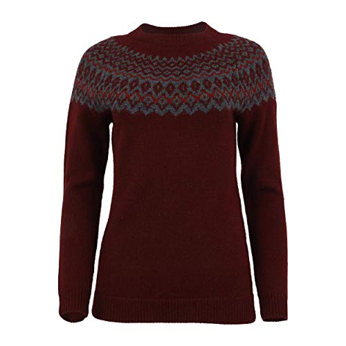 ICEWEAR Ásta nordischer Merino-Pullover Rot S von ICEWEAR