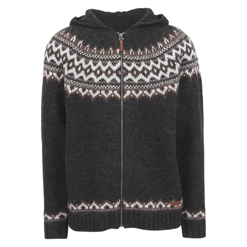 ICEWEAR Brynjudalur Woll-Cardigan – isländisches Design mit Zip & Kapuze von ICEWEAR