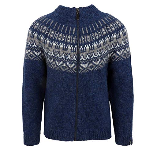 ICEWEAR Elís Unisex-Strickjacke aus 100% Islandwolle | mit Reißverschluss von ICEWEAR