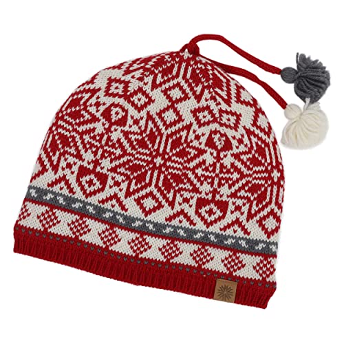 ICEWEAR Holmenkollen Norwegermütze mit Quaste (Rot) von ICEWEAR
