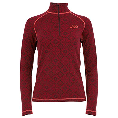 ICEWEAR Hvítanes-Thermooberteil für Damen rot, L von ICEWEAR