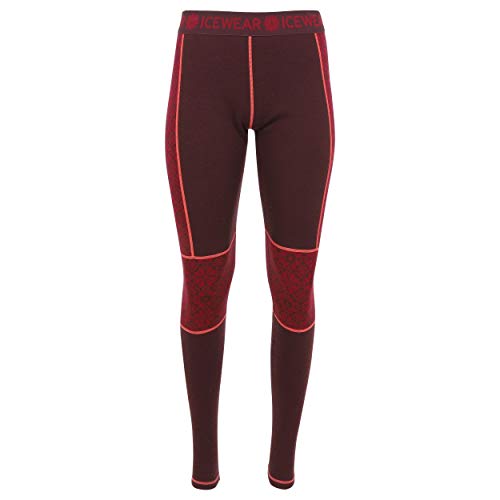 ICEWEAR Hvítanes-Thermounterteil für Damen rot, L von ICEWEAR