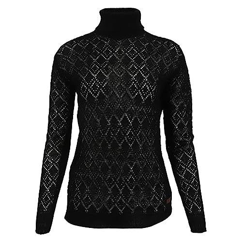 ICEWEAR Móar Strickpullover für Damen (Schwarz, M) von ICEWEAR