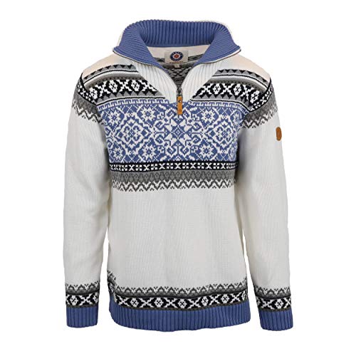 ICEWEAR Oslo Pullover aus 100% Baumwolle | Unisex | mit halbem Reißverschluss von ICEWEAR