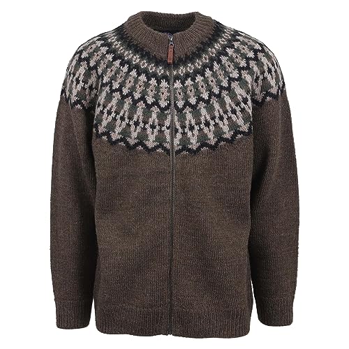 ICEWEAR Snorralaug Wollpullover mit Reißverschluss (Moosgrün, XXL) von ICEWEAR