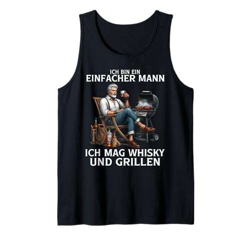 Herren ICH BIN EIN EINFACHER MANN - ICH MAG WHISKY UND GRILLEN Tank Top Herren ICH BIN EIN EINFACHER MANN - ICH MAG WHISKY UND GRILLEN Tank Top von ICH BIN EIN EINFACHER MANN - WHISKY UND GRILLEN