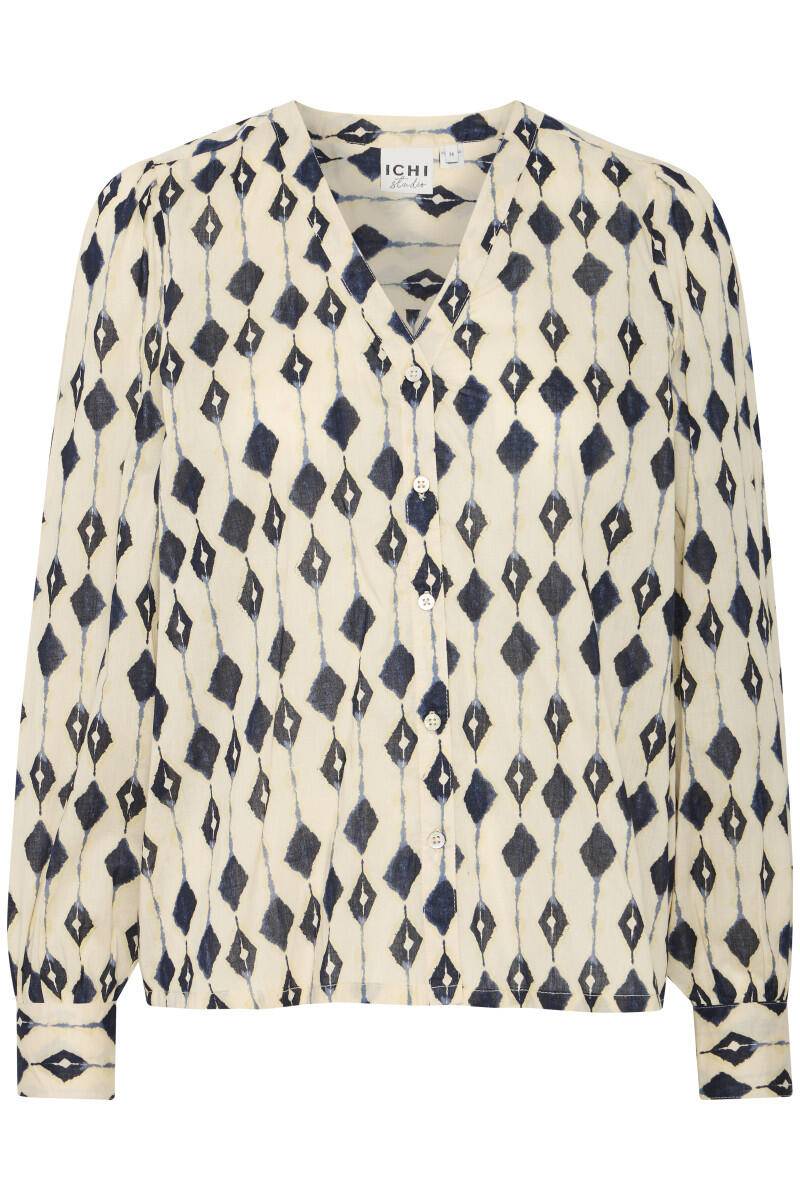 ICHI - Bluse - Ihemmeretta beige - Gr. - 36 von ICHI