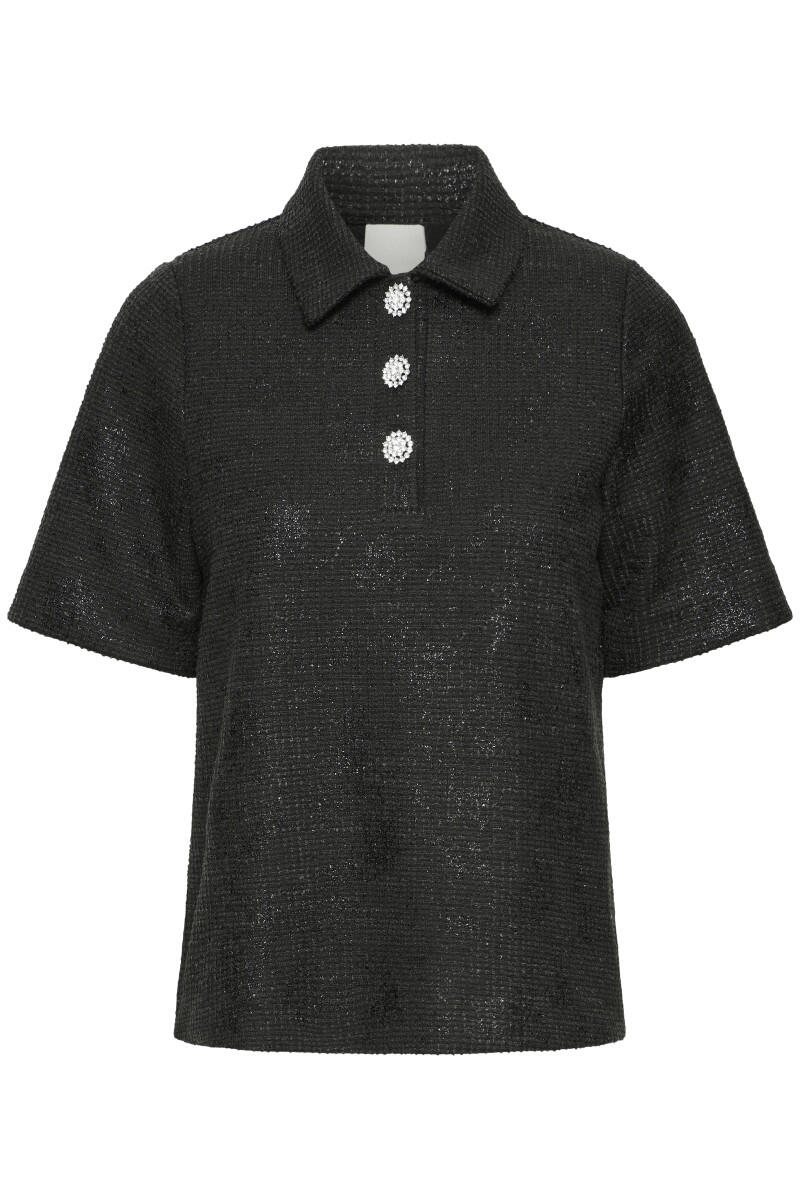 ICHI - Bluse - Ihkate Gleam schwarz - Gr. - XS von ICHI