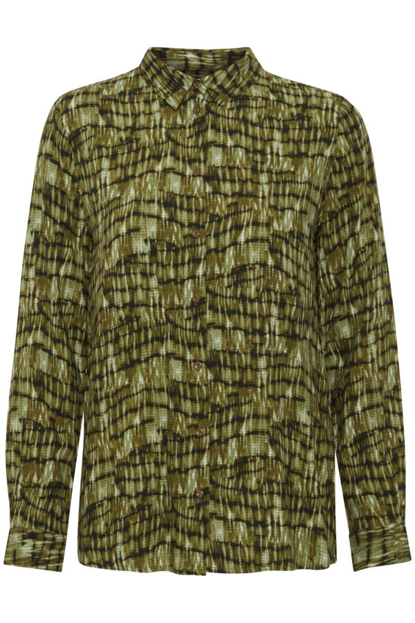 ICHI - Bluse - Ihvera grün - Gr. - 38 von ICHI