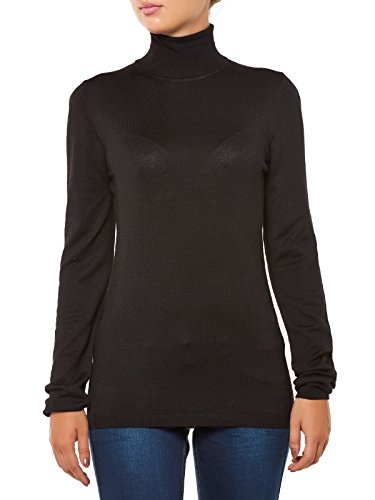 ICHI Damen 103646 Pullover, 10001 Black, L von ICHI