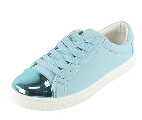 ICHI Damen A LINA FW Sneaker, Blau (Faded Denim), 40 EU von ICHI