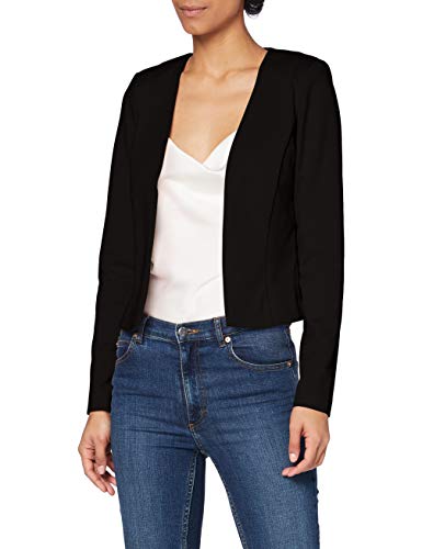 ICHI IHKATE SHORT BL Damen Blazer Kurzblazer Jacke Kurzblazer mit Stretch, Größe:XL, Farbe:Black (194008) von ICHI